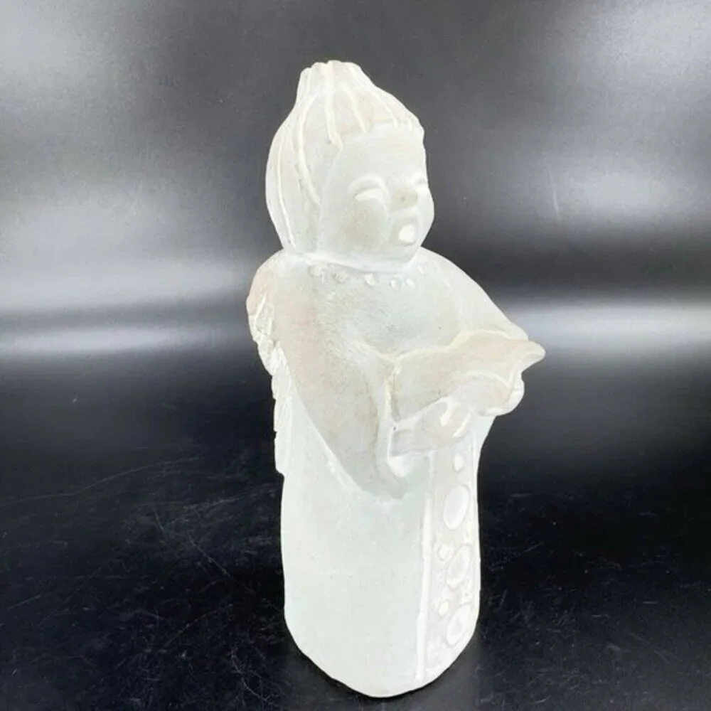 1987 Isabel Bloom Angel Sculpture Figurine Angel Reading A Book Signed USA‎ VTG